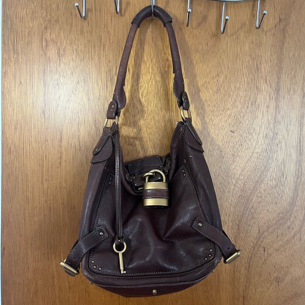 SOLD! Chloe Rich Brown Leather Hobo Bag